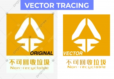 I will vector tracing,  icon tracing,  vectorise,  convert the logo into a vector in 6 hrs