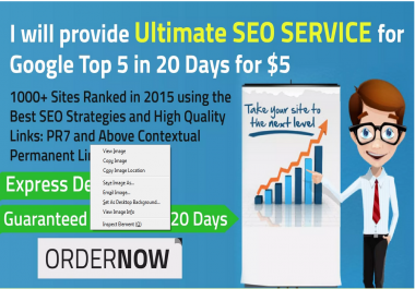 I will do ultimate seo service for page rankings