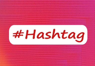 I will do power full 100 hashtags research for your niche