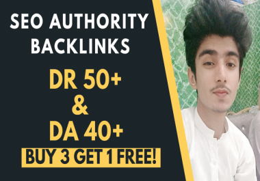 I will provide 20 DR 50 Plus backlinks to boost your site