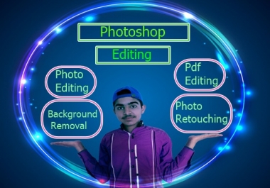 I will do any type of Photoshop work