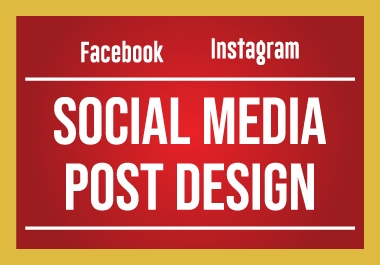 I will Design your Social Media Post Professionally