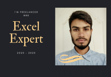Excel work Expert,  data entry work,  Virtual assistant