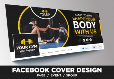 I will design facebook cover and profile picture with 2 concept