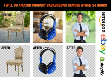 I will do background removal, cutout,  product editing with 12 hours