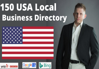 150 USA local citations usa local listing for google my business ranking