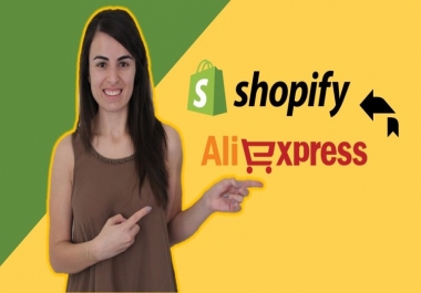 Create automated shopify aliexpress dropship store