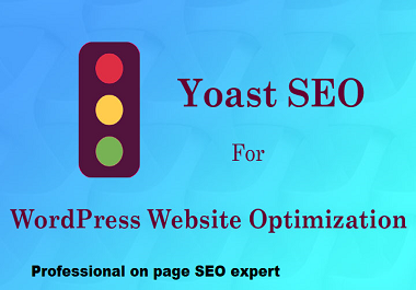 On page SEO and technical onpage optimization of wordpress website with yoast