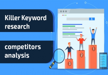 Run in depth profitable keyword research & competitors analysis