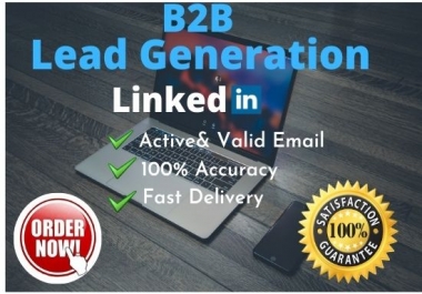 I will provide 100 b2b lead generation for your business