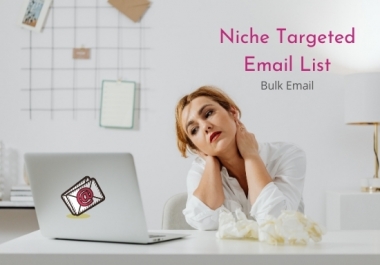 I will generate niche targeted email list for email marketing