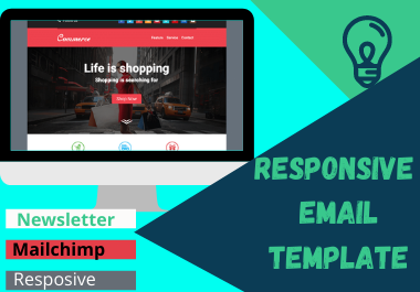 I will design responsive email template newsletter