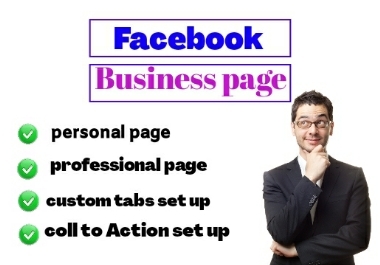 I will do the create facebook business page