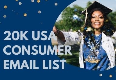 I will deliver USA 2020 verified consumers emails