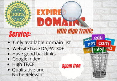 I will find & research 1 niche relevant Expired Domain