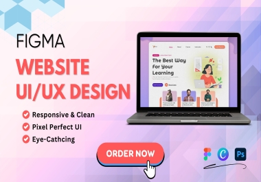 Professional Design Build a User-Friendly & Responsive Website with Figma