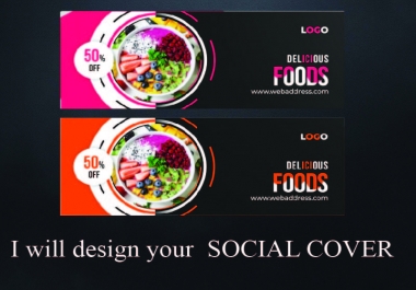 I will design your social media cover