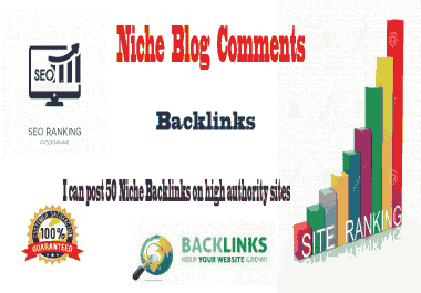I can post 50 Niche Relevant Blog comment & high DA 91,  PA 90 CF TF60 Plus With high authority sites