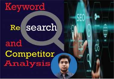 I will do keyword research and competitor analysis for google rank
