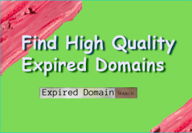 I will find niche relevant expired domain