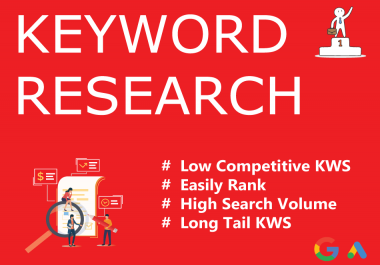 I will do best keywords research and competitors analysis