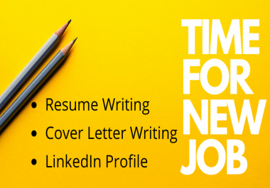 I will write your cv,  resume,  cover letter and LinkedIn profile