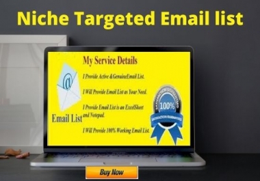I will do niche targeted email collection for email marketing
