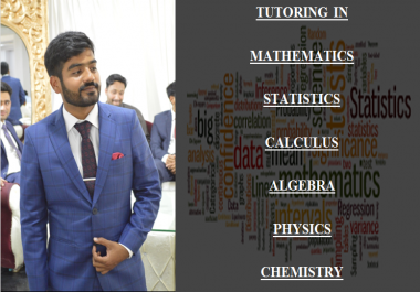 I will assist you in mathematics,  stat and statistics