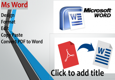 i will do formfitting redesigning and editing the word file and also change the word file in PDF