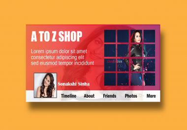 Attractive Facebook,  Twitter,  YouTube Cover and Profile pic Design.