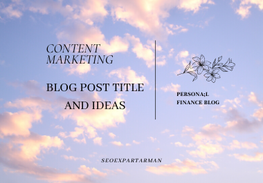 I will provide 50 blog title and ideas