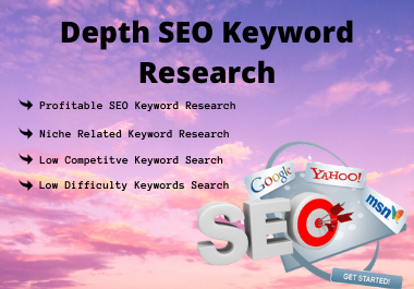 I Will Do Provide 30 SEO Keyword Research In Your Website And Amazon Affiliate Niche Site