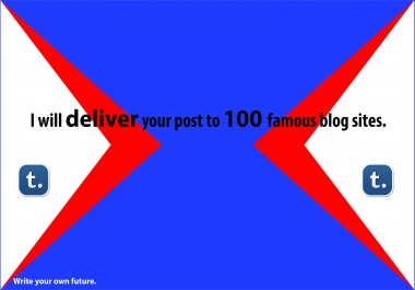 I will get your blog link to be re-blogged in trust worthy sites