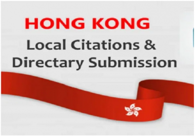 I will do 30 hong kong local citations for your business