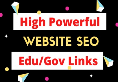 I will create 30 high powerful edu/gov backlinks to boost your google SEO ranking