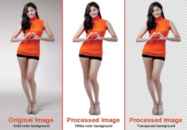 I will do perfect photo background remove 5 images