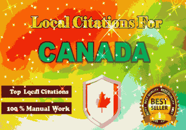 I Will Create Top 30 Canada Local Citations Manually