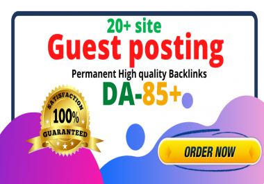 I will publish guest post on high quality site with huge traffic