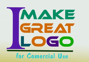 I will make a great and amazing logo design for you, for Commercial uses