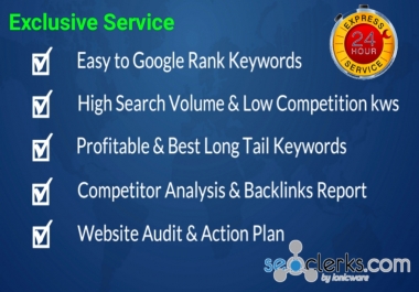 20 Low Competition and High Search Volume SEO Keyword Research for your site