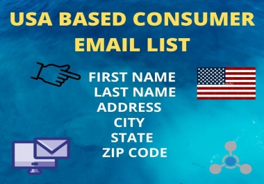I will provide 1000 usa based consumer valid mail for your business
