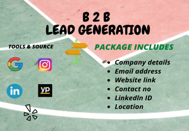 I will prove b2b email list lead generation