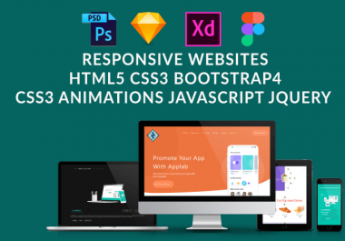 I Will convert PSD to HTML5 with CSS and responsive with BootStrap.