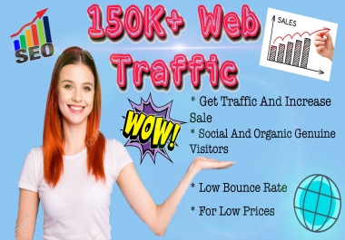 I will give you USA organic web traffic to your site