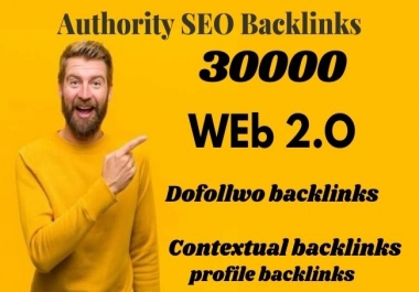 I will build authority web 2 0 dofollow backlinks,  contextual backlinks