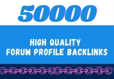 I will create high quality forum profile backlinks,  forum posting