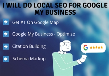I will do local SEO for google my business