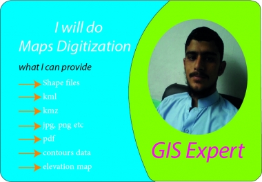 I will do any map digitisation in gis