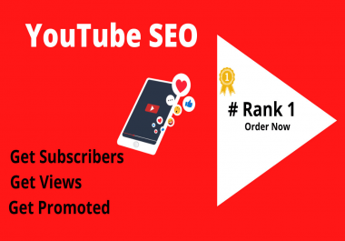 I will do Youtube SEO for rank on top