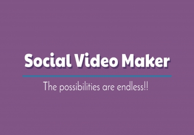 I can make a social media videos and posts